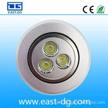 Adjustable 3W LED led ceiling downlight 3 years warranty